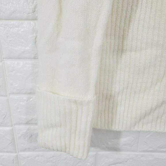 Vince SZ M Rolled Cuff Mock Neck Pullover Sweater - Picture 3 of 11